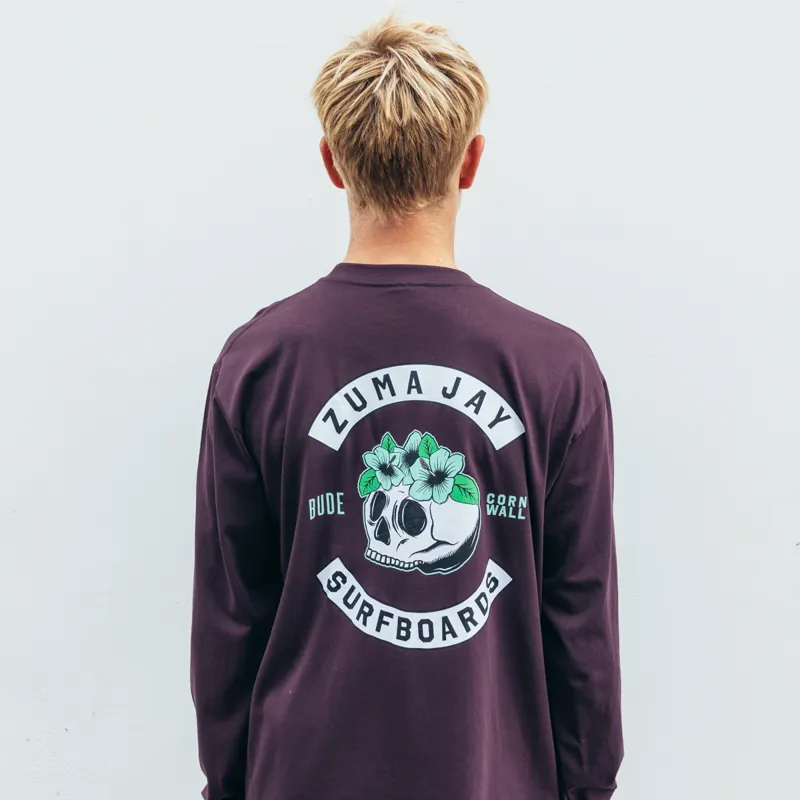 Zuma Jay Harlot Longsleeve T Shirt Plum-1